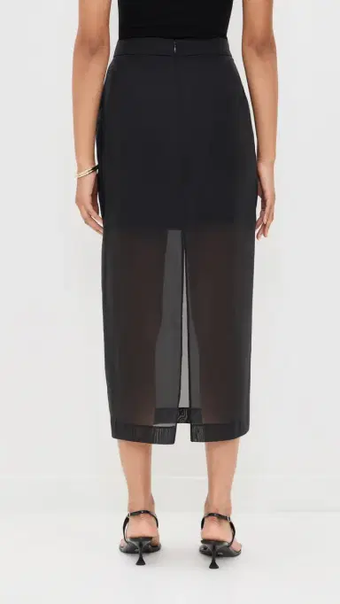 LE BOP Olivia Organza Skirt Black | Thumbnail 3 LE BOP Olivia Organza Skirt Black | Thumbnail 3