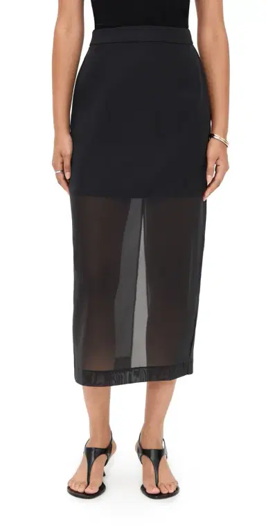 LE BOP Olivia Organza Skirt Black | Thumbnail 1 LE BOP Olivia Organza Skirt Black | Thumbnail 1