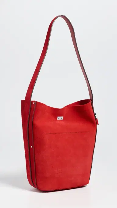 Tory Burch Suede Slim Bucket Bag | Thumbnail 4 Tory Burch Suede Slim Bucket Bag | Thumbnail 4