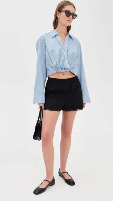 A.L.C. A.L.C. eo Top French Blue/White | Thumbnail 2 A.L.C. A.L.C. eo Top French Blue/White | Thumbnail 2