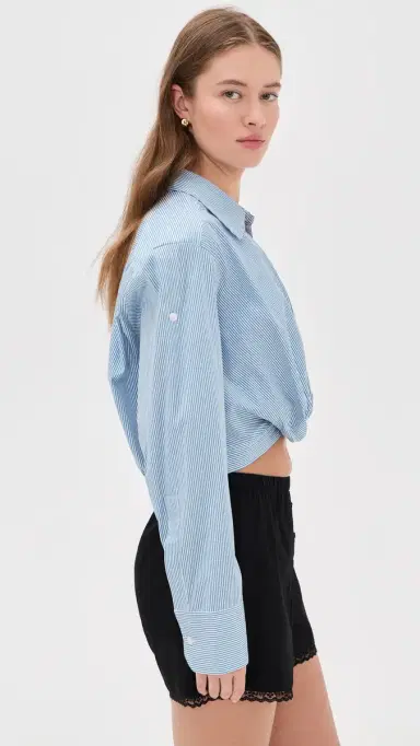 A.L.C. A.L.C. eo Top French Blue/White | Thumbnail 5 A.L.C. A.L.C. eo Top French Blue/White | Thumbnail 5