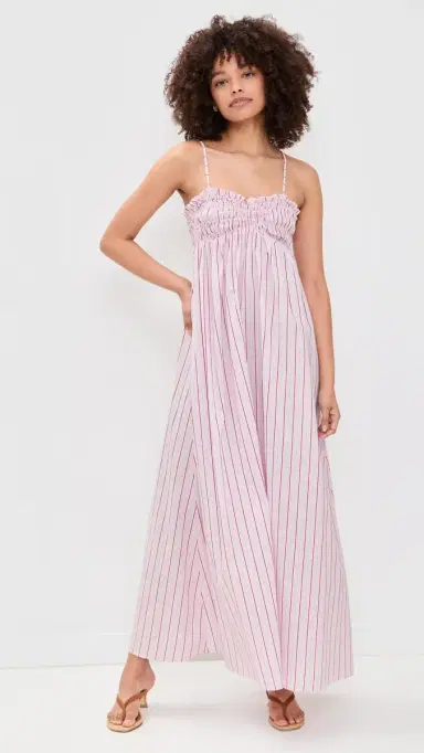FAITHFULL Presa Maxi Dress Fiori Stripe Palazzo | Thumbnail 5 FAITHFULL Presa Maxi Dress Fiori Stripe Palazzo | Thumbnail 5