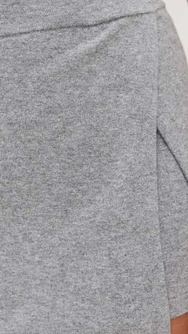 LE BOP Cotton Skort Heather Grey | Thumbnail 6 LE BOP Cotton Skort Heather Grey | Thumbnail 6