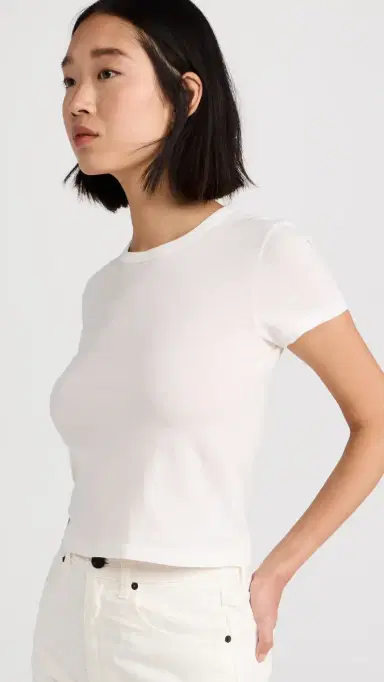 SLVRLAKE Baby Tee Natural White | Thumbnail 5 SLVRLAKE Baby Tee Natural White | Thumbnail 5