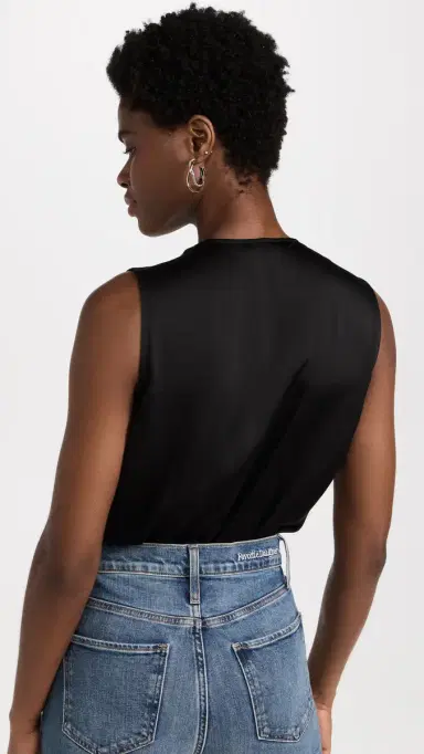 Favorite Daughter The Sleeveless Date Thong Bodysuit Black | Thumbnail 3 Favorite Daughter The Sleeveless Date Thong Bodysuit Black | Thumbnail 3