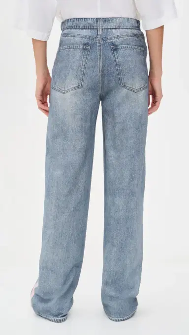 rag & bone Miramar Terry Pull On Track Pants Pink Stripe | Thumbnail 3 rag & bone Miramar Terry Pull On Track Pants Pink Stripe | Thumbnail 3