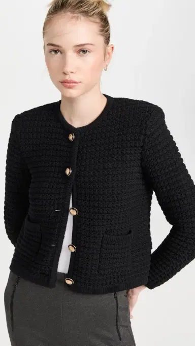 Ba&sh Gaspard Cardigan Noir 0 | Thumbnail 2 Ba&sh Gaspard Cardigan Noir 0 | Thumbnail 2