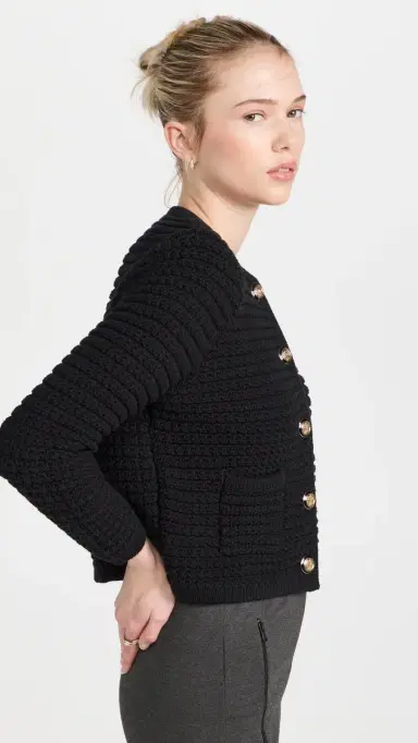 Ba&sh Gaspard Cardigan Noir 0 | Thumbnail 4 Ba&sh Gaspard Cardigan Noir 0 | Thumbnail 4
