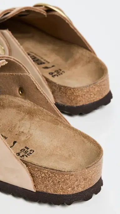 Birkenstock Boston Big Buckle Clogs Sandcastle | Thumbnail 4 Birkenstock Boston Big Buckle Clogs Sandcastle | Thumbnail 4