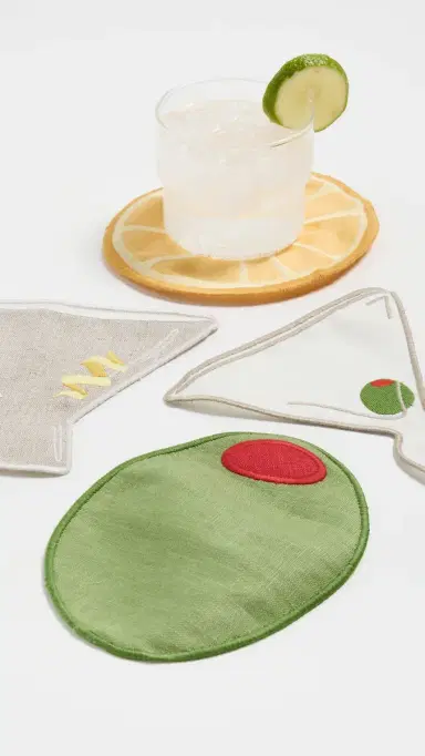 Piecework Puzzles Martini Napkins | Thumbnail 2 Piecework Puzzles Martini Napkins | Thumbnail 2