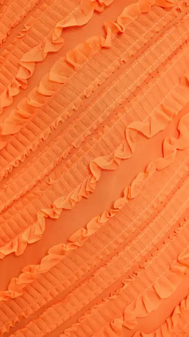 endless rose trapless Ruffled Maxi Dress Orange | Thumbnail 6 endless rose trapless Ruffled Maxi Dress Orange | Thumbnail 6