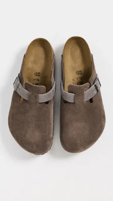 Birkenstock Boston Clogs Concrete Grey/Iron | Thumbnail 4 Birkenstock Boston Clogs Concrete Grey/Iron | Thumbnail 4