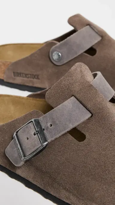 Birkenstock Boston Clogs Concrete Grey/Iron | Thumbnail 5 Birkenstock Boston Clogs Concrete Grey/Iron | Thumbnail 5