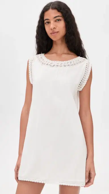 POSSE Danielle Mini Dress Vintage White | Thumbnail 2 POSSE Danielle Mini Dress Vintage White | Thumbnail 2