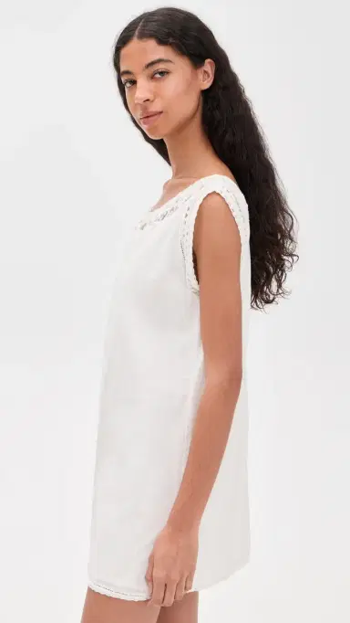 POSSE Danielle Mini Dress Vintage White | Thumbnail 4 POSSE Danielle Mini Dress Vintage White | Thumbnail 4