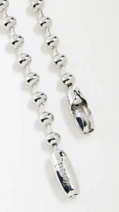 ossa Ballchain Crossbody Phone Strap Rhodium One Size | Thumbnail 5 ossa Ballchain Crossbody Phone Strap Rhodium One Size | Thumbnail 5