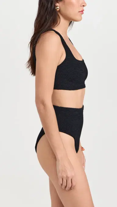 Hunza G Patricia Bikini Set Black One Size | Thumbnail 4 Hunza G Patricia Bikini Set Black One Size | Thumbnail 4