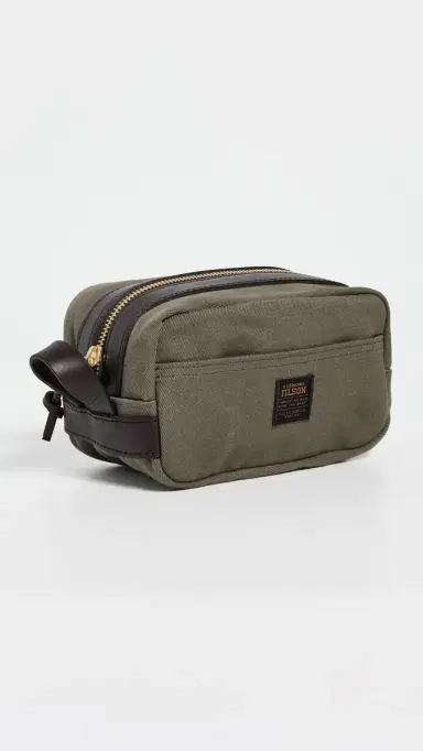 Filson Rugged Twill Toiletry Bag Otter Green One Size | Thumbnail 2 Filson Rugged Twill Toiletry Bag Otter Green One Size | Thumbnail 2