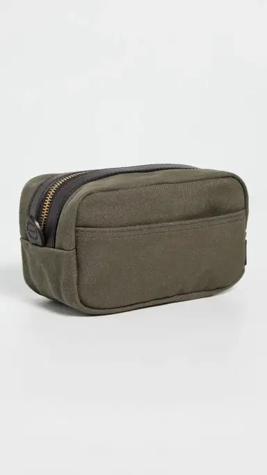 Filson Rugged Twill Toiletry Bag Otter Green One Size | Thumbnail 3 Filson Rugged Twill Toiletry Bag Otter Green One Size | Thumbnail 3