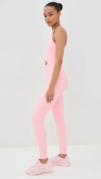 Year of Ours Recycled Cut Out Jumpsuit trawberry Cream | Thumbnail 4 Year of Ours Recycled Cut Out Jumpsuit trawberry Cream | Thumbnail 4