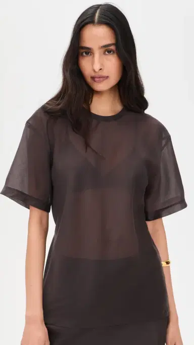 Helmut Lang heer Relax Airy Tee Bistre | Thumbnail 2 Helmut Lang heer Relax Airy Tee Bistre | Thumbnail 2