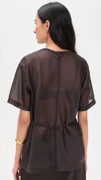 Helmut Lang heer Relax Airy Tee Bistre | Thumbnail 3 Helmut Lang heer Relax Airy Tee Bistre | Thumbnail 3