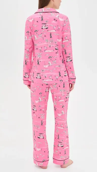 BedHead PJs Two-Piece Pajama et Putting Pink | Thumbnail 3 BedHead PJs Two-Piece Pajama et Putting Pink | Thumbnail 3