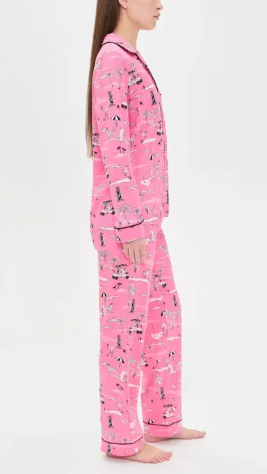 BedHead PJs Two-Piece Pajama et Putting Pink | Thumbnail 4 BedHead PJs Two-Piece Pajama et Putting Pink | Thumbnail 4