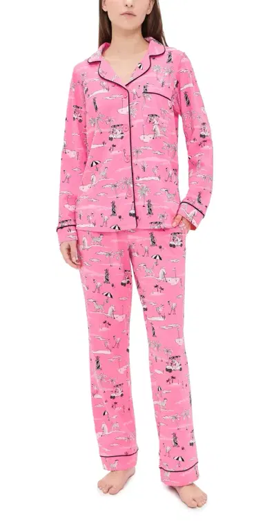 BedHead PJs Two-Piece Pajama et Putting Pink | Thumbnail 1 BedHead PJs Two-Piece Pajama et Putting Pink | Thumbnail 1
