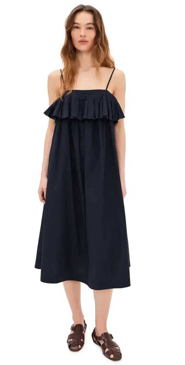 Lois Twill Tank Dress Navy Lois Twill Tank Dress Navy