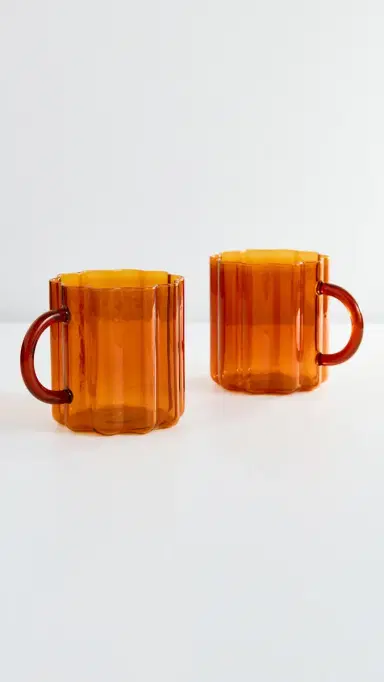 FAZEEK Wave Mugs Amber One Size | Thumbnail 2 FAZEEK Wave Mugs Amber One Size | Thumbnail 2