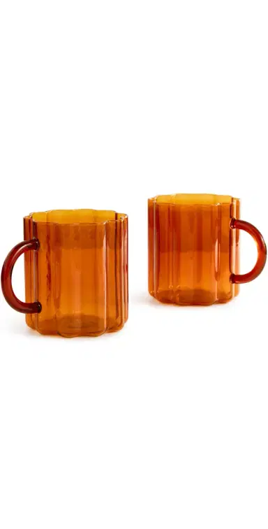 FAZEEK Wave Mugs Amber One Size | Thumbnail 1 FAZEEK Wave Mugs Amber One Size | Thumbnail 1