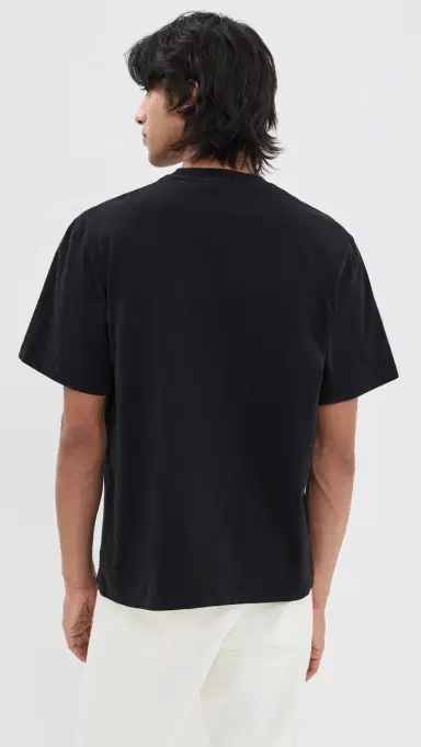 AGOLDE Asha Mock Neck Tee Black | Thumbnail 3 AGOLDE Asha Mock Neck Tee Black | Thumbnail 3