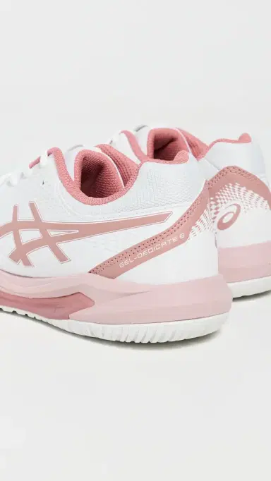Asics Gel-Dedicate 8 Sneakers White/Rose Rouge | Thumbnail 4 Asics Gel-Dedicate 8 Sneakers White/Rose Rouge | Thumbnail 4