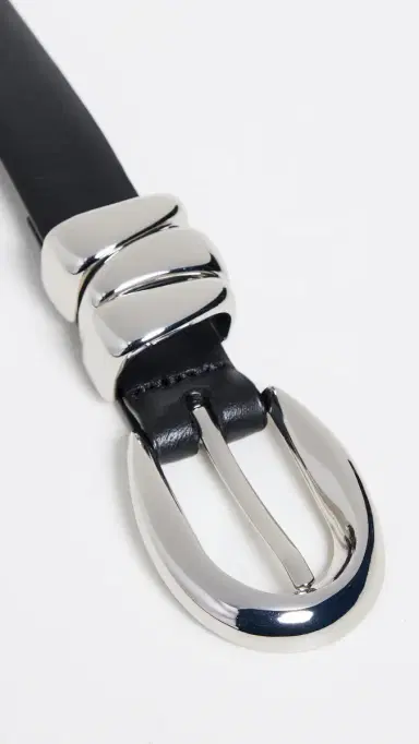 Madewell Triple Metal Keeper Belt True Black L | Thumbnail 5 Madewell Triple Metal Keeper Belt True Black L | Thumbnail 5