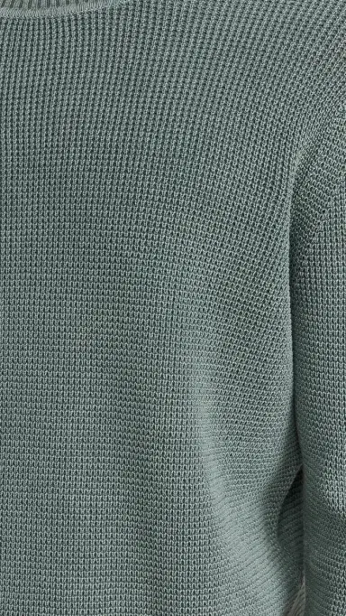 Faherty unwashed Crew Neck Sweater Mountain Olive | Thumbnail 6 Faherty unwashed Crew Neck Sweater Mountain Olive | Thumbnail 6