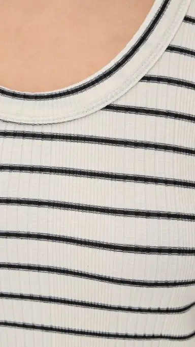 AMO Joanna Long Sleeve Tee Natural/Black | Thumbnail 6 AMO Joanna Long Sleeve Tee Natural/Black | Thumbnail 6