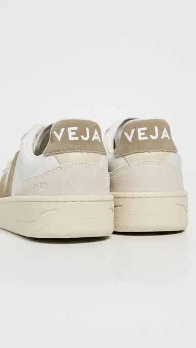 Veja V-90 Sneakers White/Taupe | Thumbnail 4 Veja V-90 Sneakers White/Taupe | Thumbnail 4