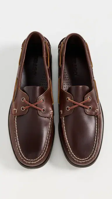 Sebago Dockside Portland Wax Leather Boat Shoes Brown/Gum 8 | Thumbnail 4 Sebago Dockside Portland Wax Leather Boat Shoes Brown/Gum 8 | Thumbnail 4