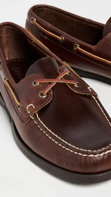 Sebago Dockside Portland Wax Leather Boat Shoes Brown/Gum 8 | Thumbnail 5 Sebago Dockside Portland Wax Leather Boat Shoes Brown/Gum 8 | Thumbnail 5