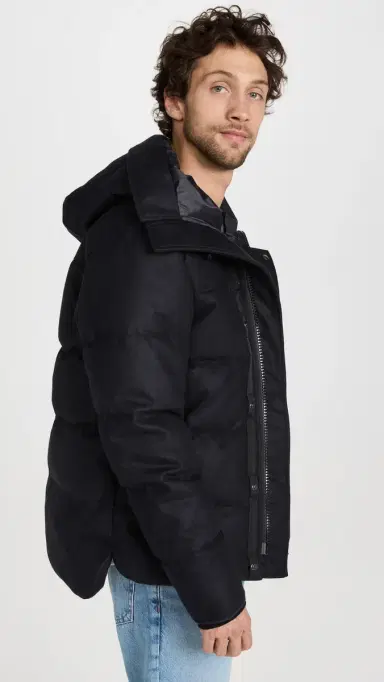 Canada Goose Wool Macmillan Parka Atlantic Navy | Thumbnail 4 Canada Goose Wool Macmillan Parka Atlantic Navy | Thumbnail 4