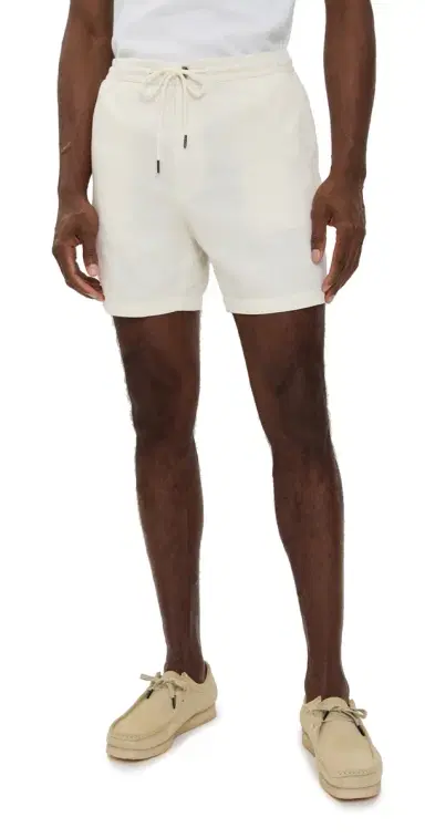 RAILS Archer Drawstring Shorts 6 Ecru | Thumbnail 1 RAILS Archer Drawstring Shorts 6 Ecru | Thumbnail 1