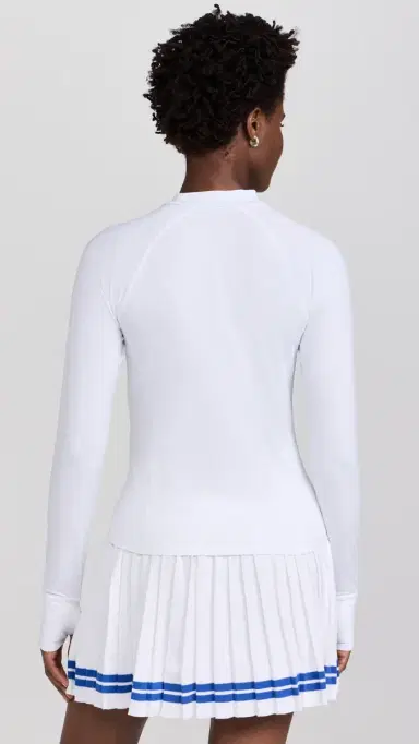 RLX Ralph Lauren Recycled Peached Airflow Long Sleeve Base Layer Ceramic White L | Thumbnail 3 RLX Ralph Lauren Recycled Peached Airflow Long Sleeve Base Layer Ceramic White L | Thumbnail 3