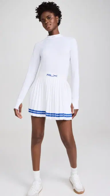 RLX Ralph Lauren Recycled Peached Airflow Long Sleeve Base Layer Ceramic White L | Thumbnail 5 RLX Ralph Lauren Recycled Peached Airflow Long Sleeve Base Layer Ceramic White L | Thumbnail 5