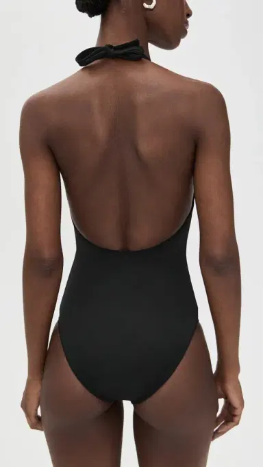 Sea Kendall Crochet Halter One Piece Black | Thumbnail 3 Sea Kendall Crochet Halter One Piece Black | Thumbnail 3