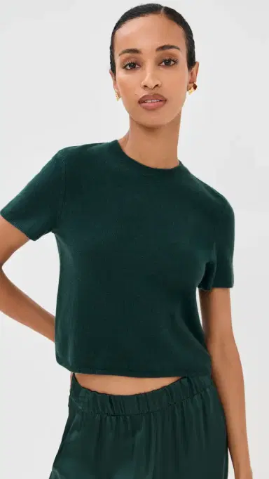 Sablyn Charleston Relaxed Cashmere Crewneck Tee Sacramento | Thumbnail 2 Sablyn Charleston Relaxed Cashmere Crewneck Tee Sacramento | Thumbnail 2
