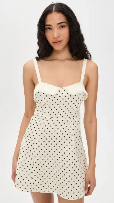 For Love & Lemons Minnie Dot Mini Dress Red | Thumbnail 2 For Love & Lemons Minnie Dot Mini Dress Red | Thumbnail 2