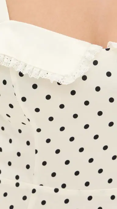 For Love & Lemons Minnie Dot Mini Dress Red | Thumbnail 6 For Love & Lemons Minnie Dot Mini Dress Red | Thumbnail 6