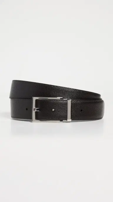 FERRAGAMO Saddle Stamp Reversible Belt Nero/Hickory | Thumbnail 2 FERRAGAMO Saddle Stamp Reversible Belt Nero/Hickory | Thumbnail 2