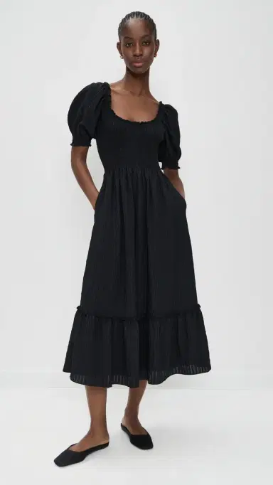 Hill House Home The Louisa Nap Dress Black | Thumbnail 2 Hill House Home The Louisa Nap Dress Black | Thumbnail 2